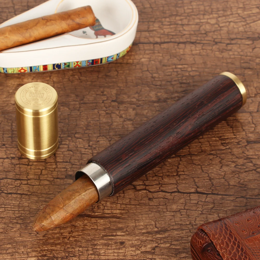 

Держатель для сигар Galiner, 1 шт., деревянная коробка для сигар, хьюмидор, Дорожный Чехол для сигар, портативный металлический футляр для сигар, ...