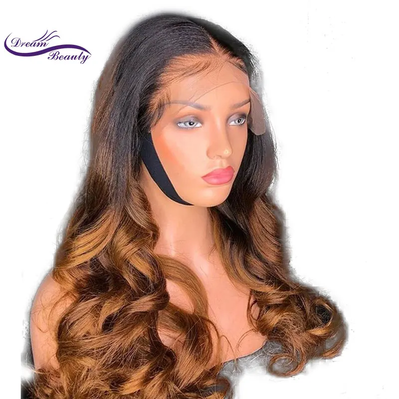 Dream Beauty 13х6 глубокая часть кружевные передние парики Remy бразильские волосы