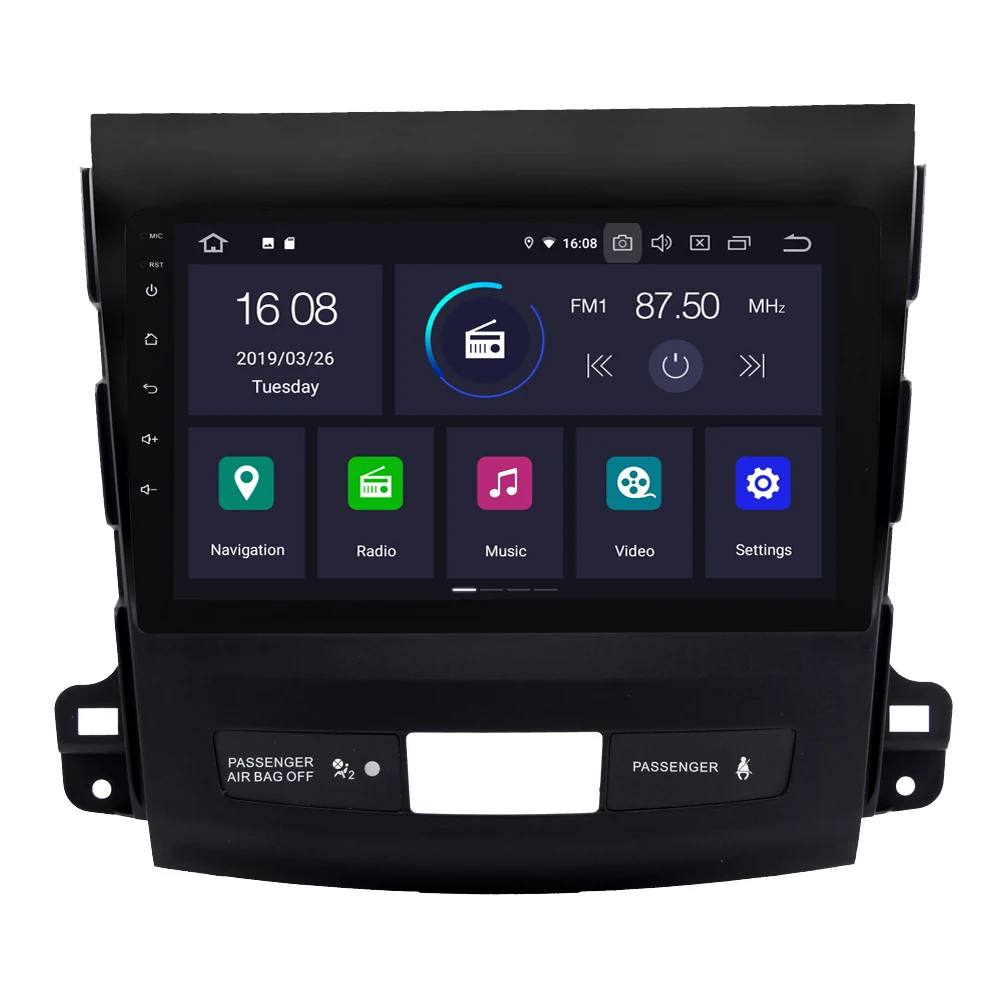 Для Mitsubishi Outlander 2007 2011 Android 9 0 Авто Радио Стерео GPS навигация Navi медиа