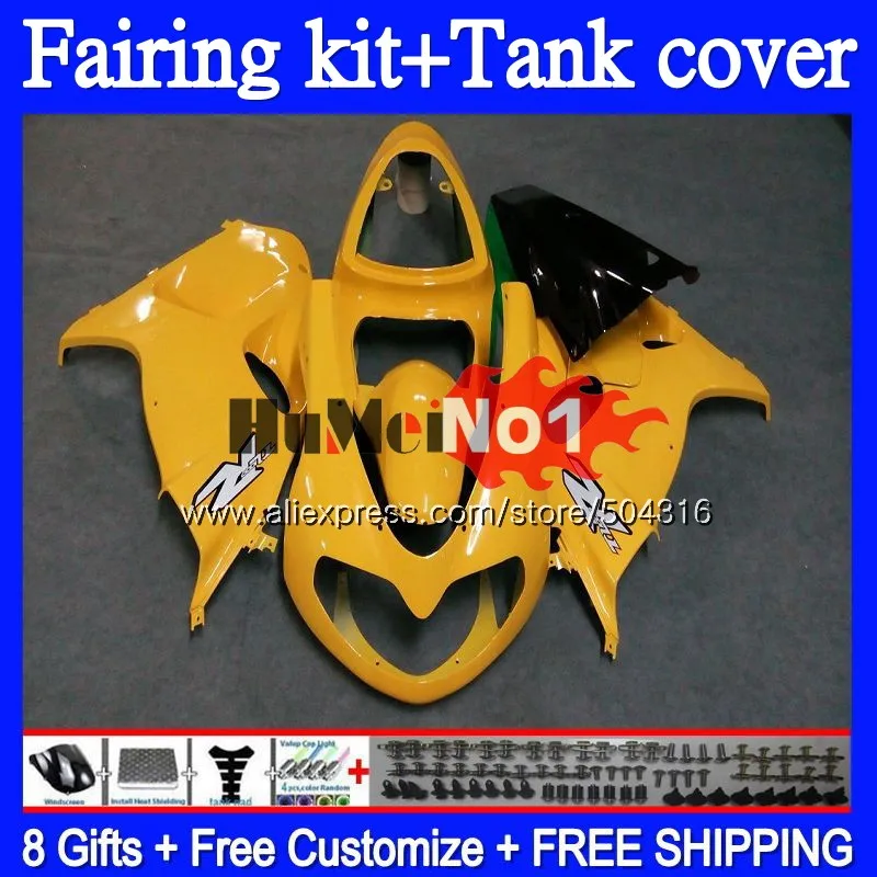 

+Tank For SUZUKI SRAD TL1000 TL 1000 R 98 99 2001 2002 2003 88MC.72 1000R TL1000R 1998 1999 2000 01 02 03 Stock yellow Fairings