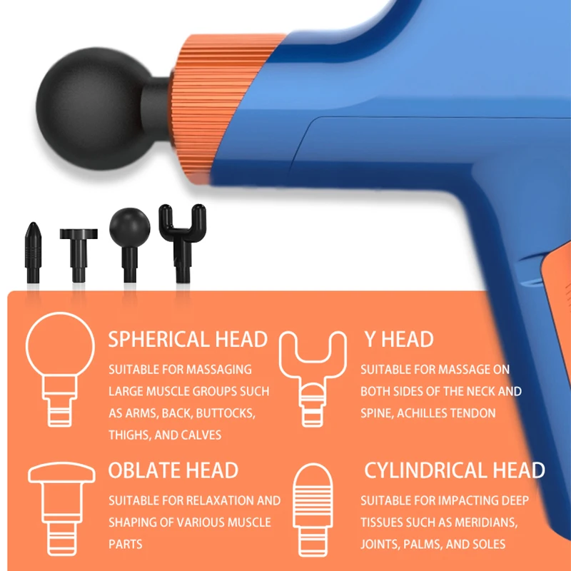 Массажный пистолет глубокая ткань перкуссия мышечный массаж для облегчения боли