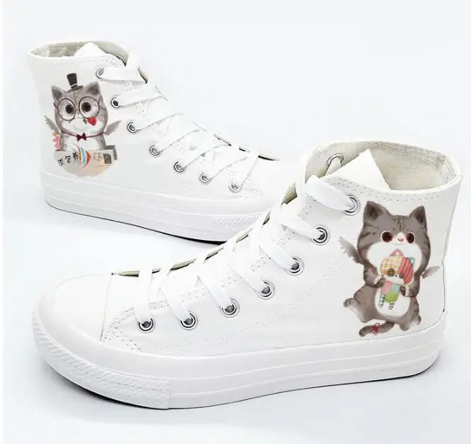 Кроссовки женские холщовые высокие дышащие на платформе повседневная обувь с