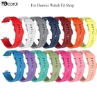 Силиконовый ремешок BOORUI для часов Huawei, ремешок 2021, цветной браслет, Сменные аксессуары, ремешок для часов huawei
