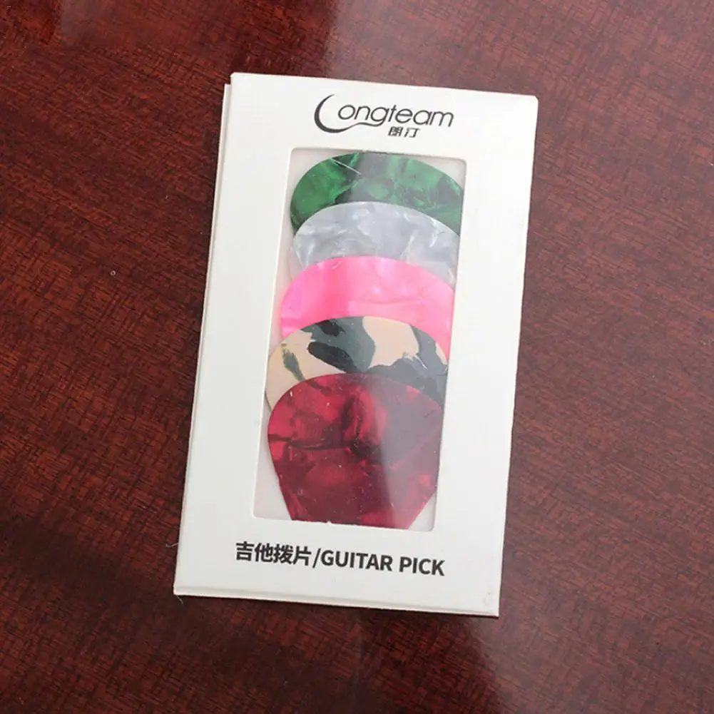 5 шт. Новые акустические палочки s Plectrum целлюлоидные электрические аксессуары для гитары(выбрать цвет случайный