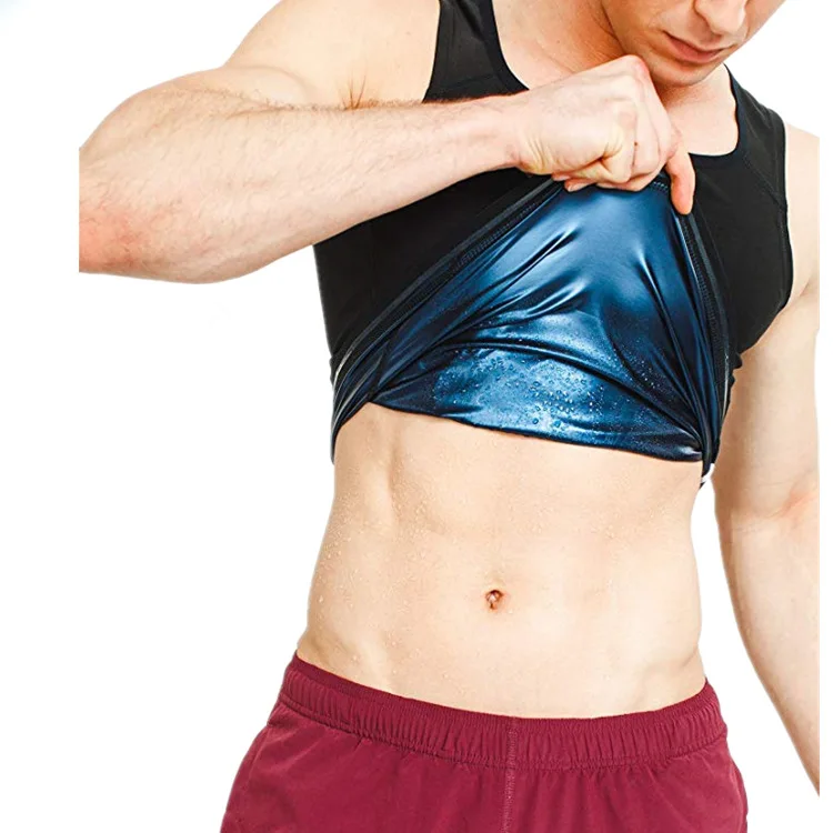 

Sweat body Shaper Vest Men Women Gym Fitness Advanced Sweatwear Suit Weight Loss Black Fat Burning Sauna Vest Dropshipping