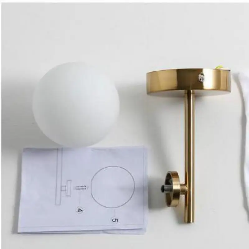 Стеклянный настенный светильник s для ванной комнаты G4 дома зеркальный Домашний