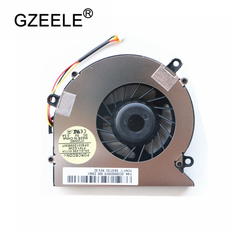 GZEELE New  For Acer Aspire 7230 7720G 7520G 5720G 5710G 5520 5310 5220 AB7805HX-EB3 DC280003I00 Cooling Fan