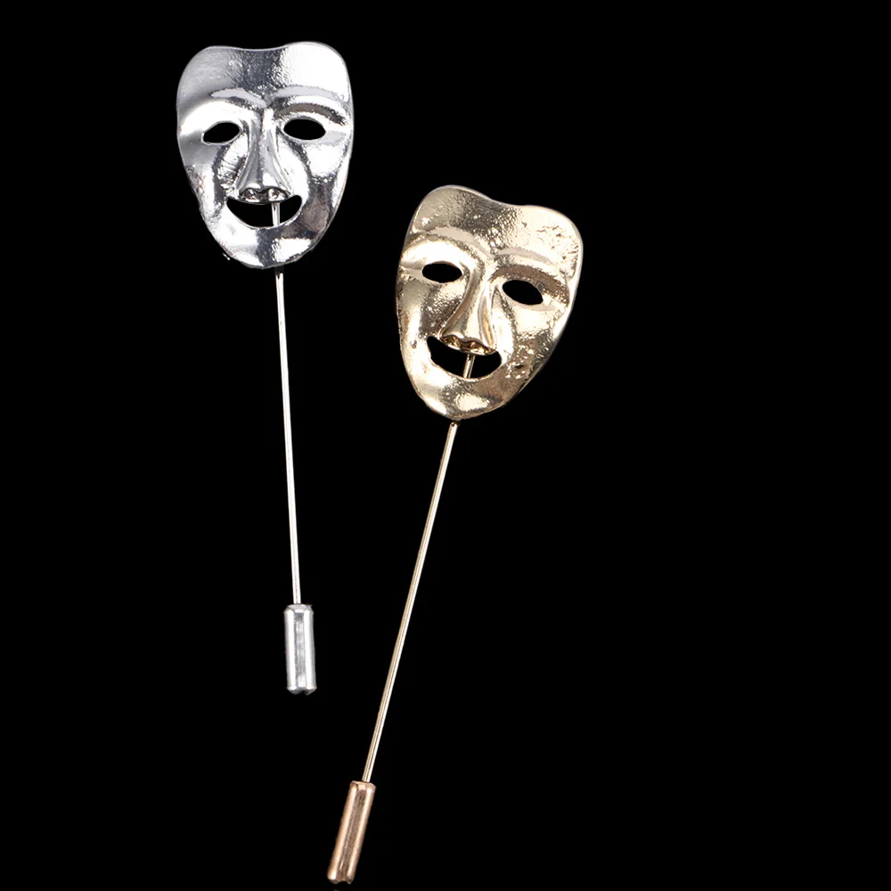 1 шт персональные забавные нагрудные булавки Sad броши маски мужские украшения