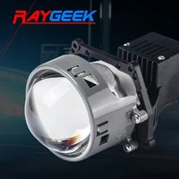raygeek 3 0 ledlaser projector lenses 6000k 55w universal car headlight retrofit styling