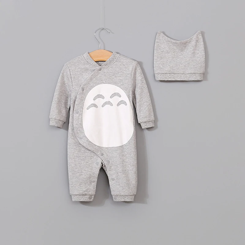 Ropa para recién nacidos, disfraz de Totoro, peleles para recién nacidos, Mono para bebé, conjunto de pijamas con sombrero
