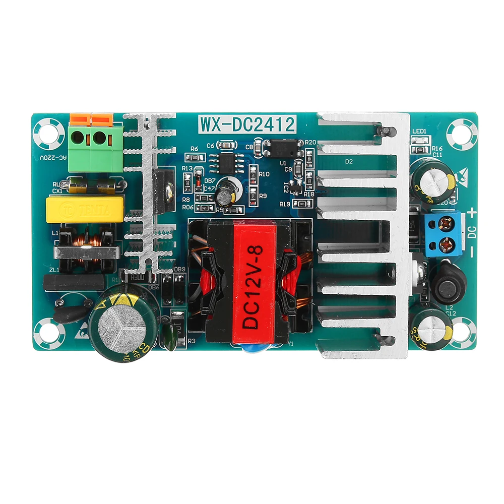 Плата импульсного питания от 6А до 8A 12 В защита перенапряжения и перегрузки по