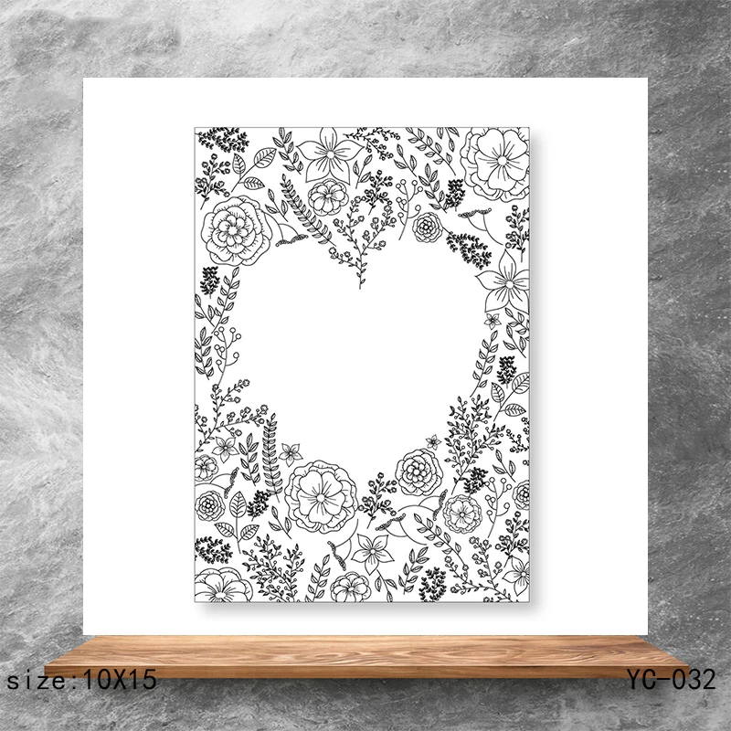 ZhuoAng цветы прозрачные штампы/силиконовые уплотнения для DIY Скрапбукинг фото