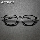 Оправа для очков Мужскаяженская из прозрачного ацетатного титана, 2021