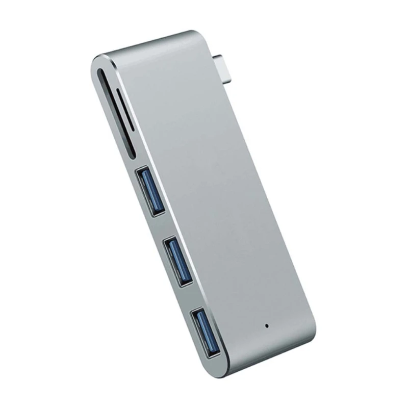 

5 In 1 USB 3.1 Type C Hub Adapter USB 3.0 Ports SD TF Card Reader for macBook