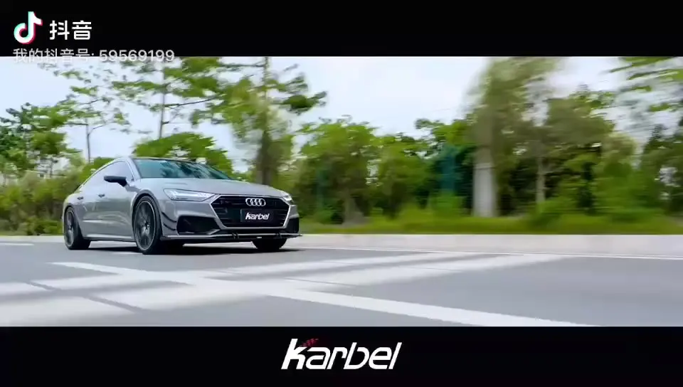 

Karbel детали корпуса из углеродного волокна, бампер, губа, диффузор, задняя губа для Audi A7 S7 2019