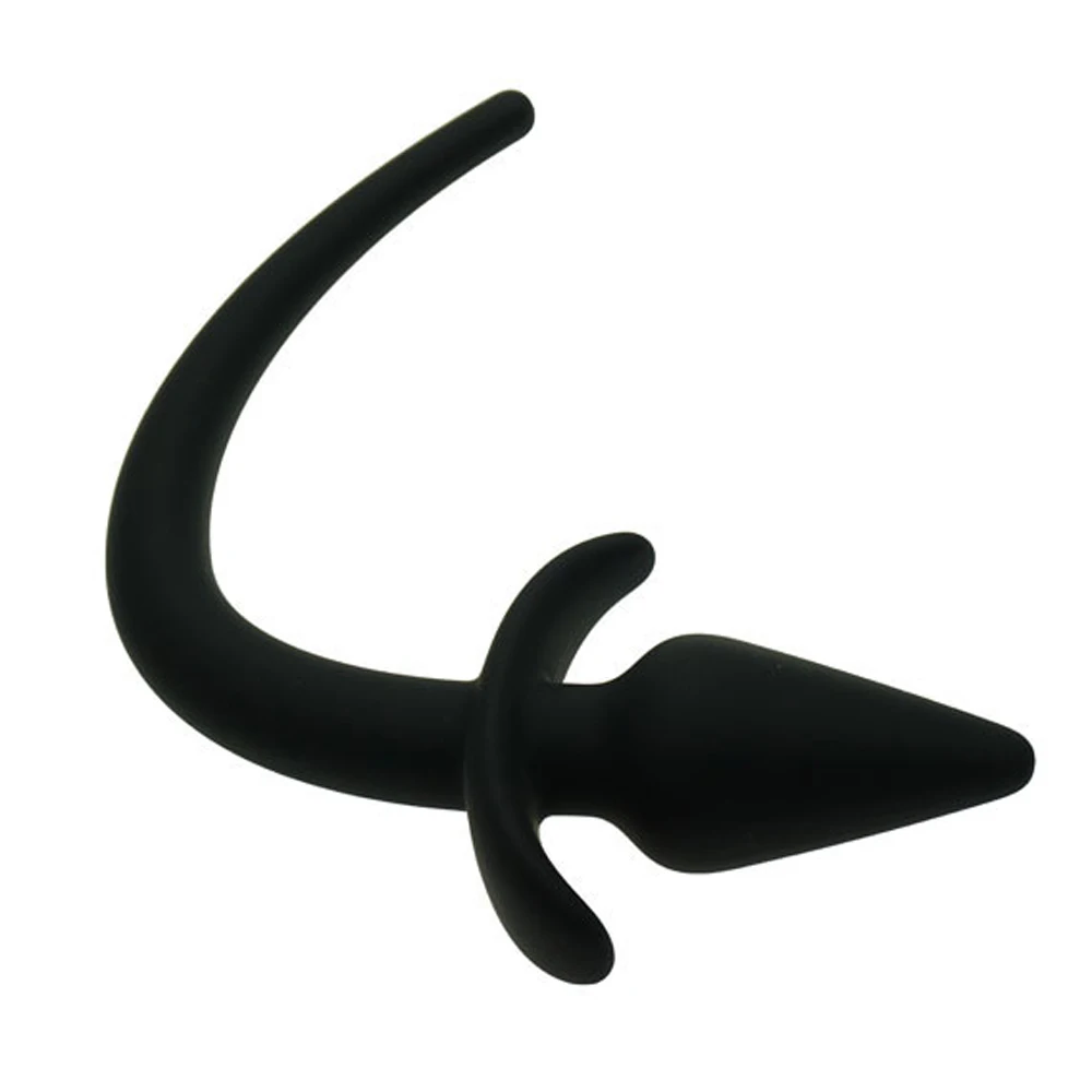 Силиконовая Анальная пробка с хвостом собаки Анальный Эспандер для женщин и