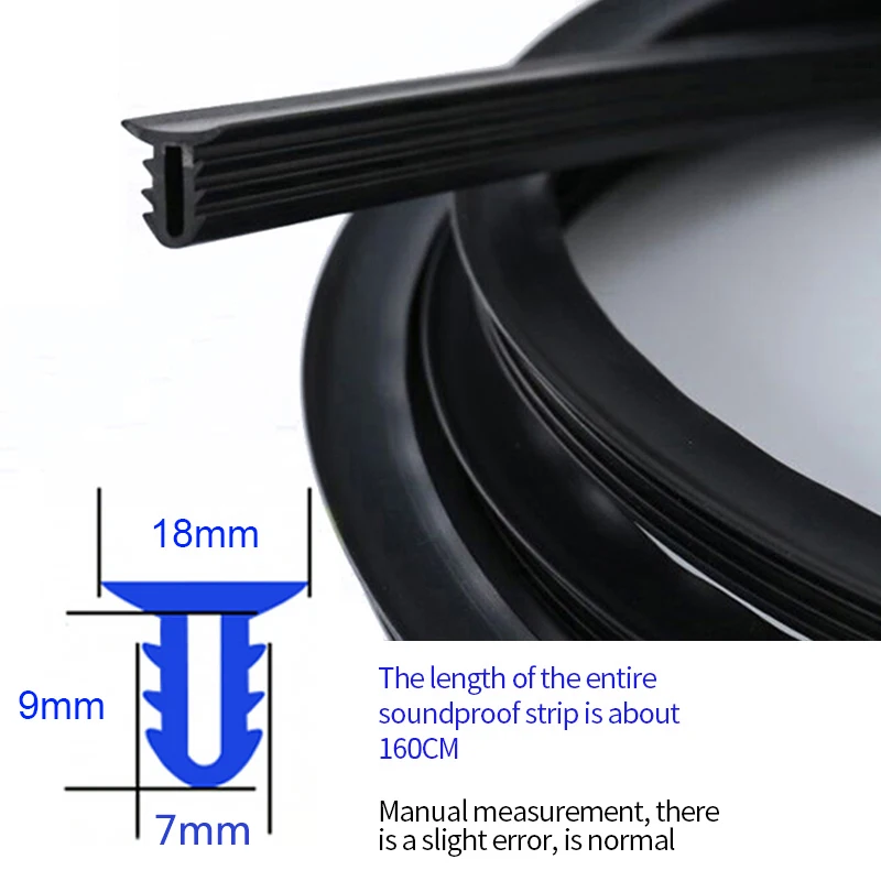 Car Dashboard Sealing Strips Sound Insulation For Mini Cooper Tesla model 3 s x Mazda 6 CX-5 CX3 Lada vesta granta priora Kalina |