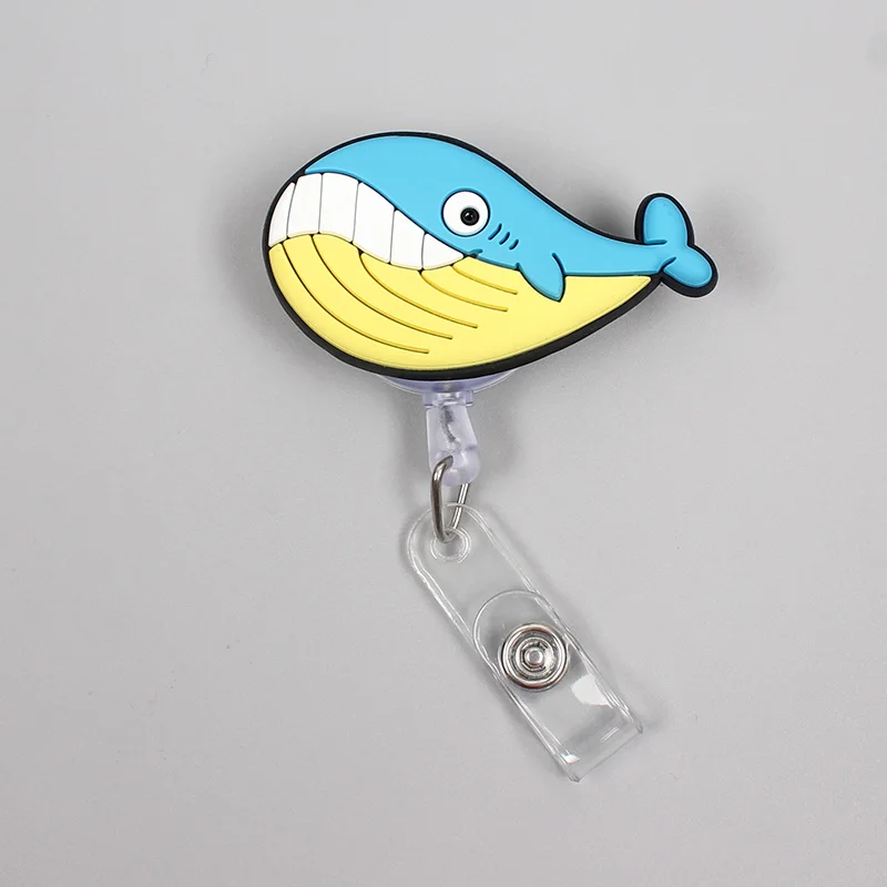 Creative Ocean Fish Retractable Boy Starfish Turtle Card Holder Badge Reel Nurse Exhibition Enfermera Girl Name Chest | Канцтовары для