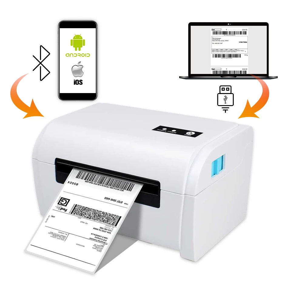 4 дюймовый принтер для доставки этикеток штрих кодов совместимый с принтером eBay