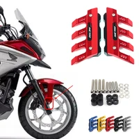 motorcycle front fender side protection guard mudguard sliders for honda nc750x nc750s nc 750 accessories universal