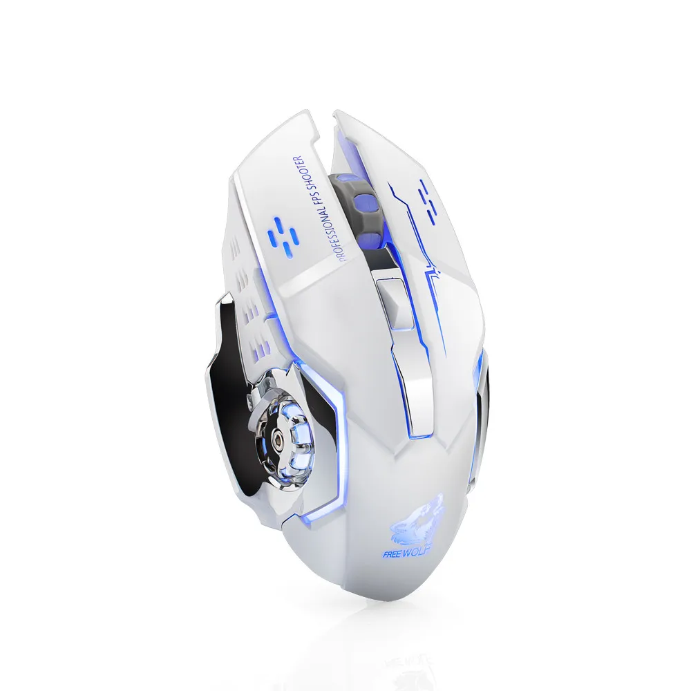 

Rechargeable X8 Wireless Silent LED Backlit USB Optical Ergonomic Gaming Mouse Pc Desktop Office Entertainment Laptop Accessorie