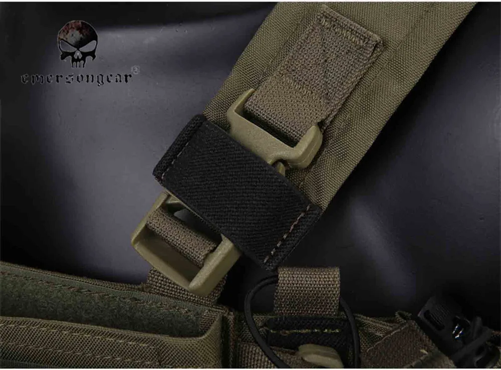 Emersongear Micro Fight Chissis MK3 нагрудная установка 5 56 Журнал Сумка Боевой страйкбол жилет