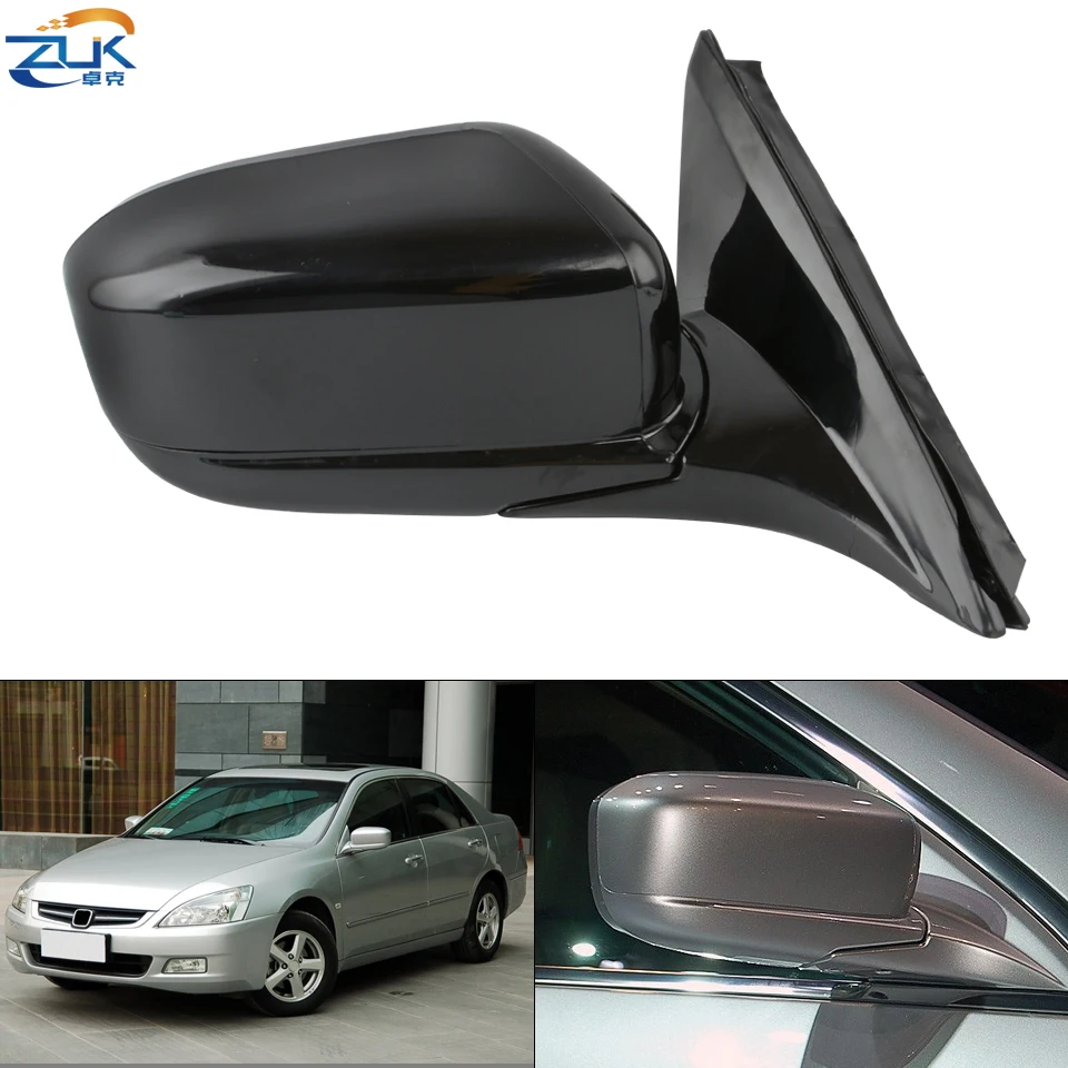 ZUK левая и правая зеркальная сборка для HONDA ACCORD 2003 2004 2005 2006 азиатская модель CM4 CM5 CM6