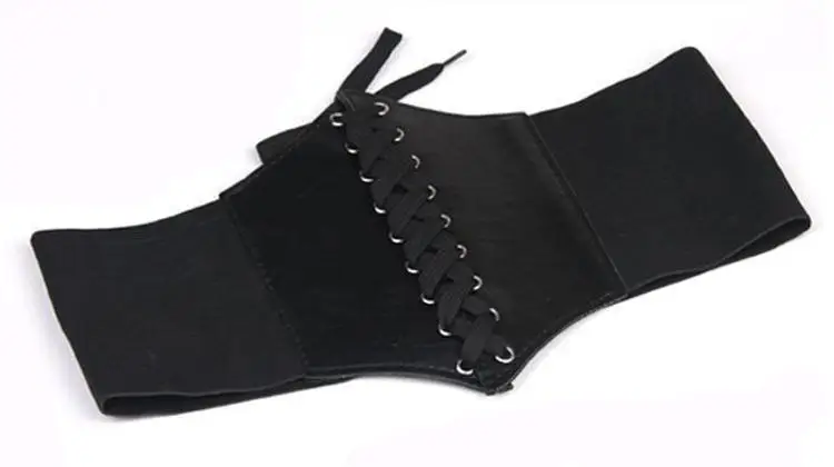 

Fashion Women Elastic Extra Wide TIGHT Corset Tie High Waist Slimming Belt