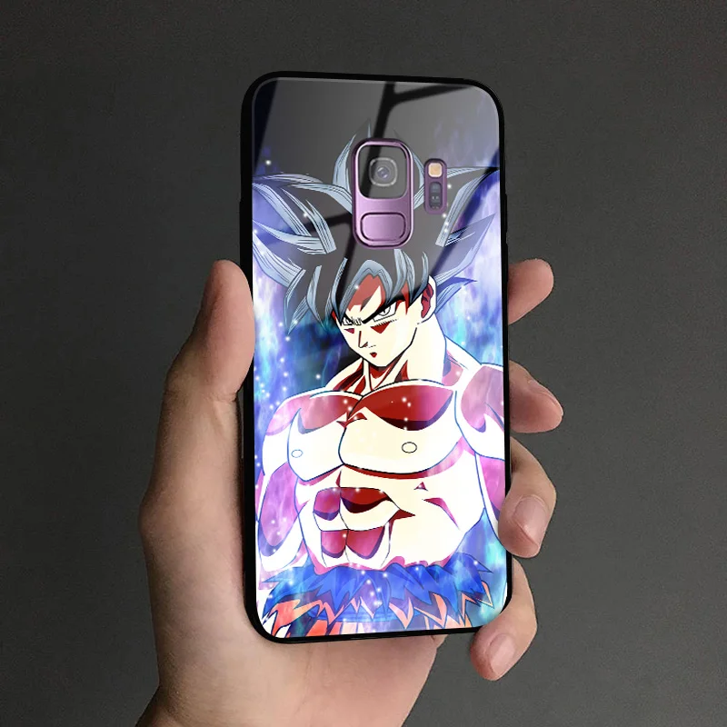 Dragon Ball Super DBS Goku аниме мягкий силиконовый стеклянный чехол для телефона, чехол для samsung Galaxy S8 S9 S10e S10 Note 8 9 10 Plus - Цвет: DBSUPER 5
