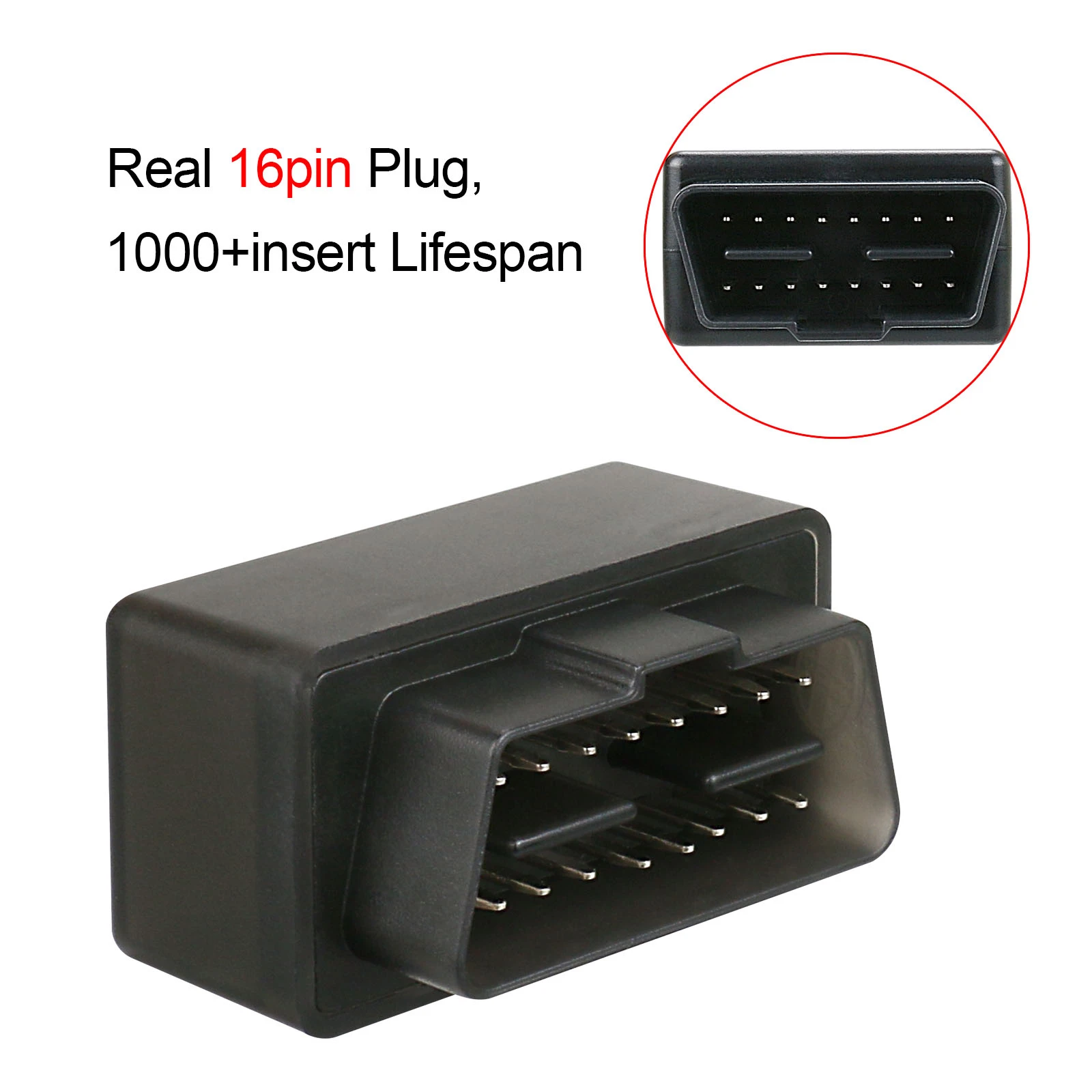 Новый черный Мини WiFi ELM327 OBD2 II ODB 2 Автомобильный диагностический инструмент для