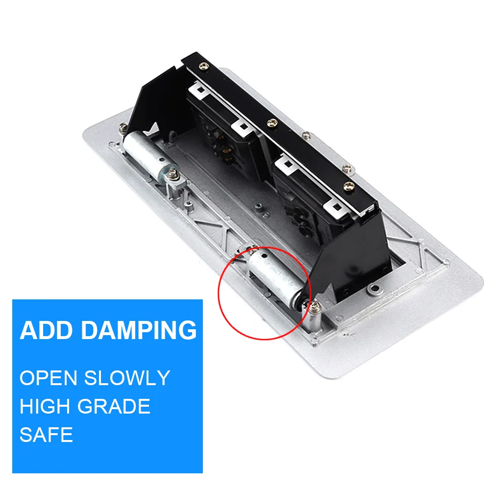 Настольная розетка с USB-зарядкой настольная для конференц-зала из алюминиевого