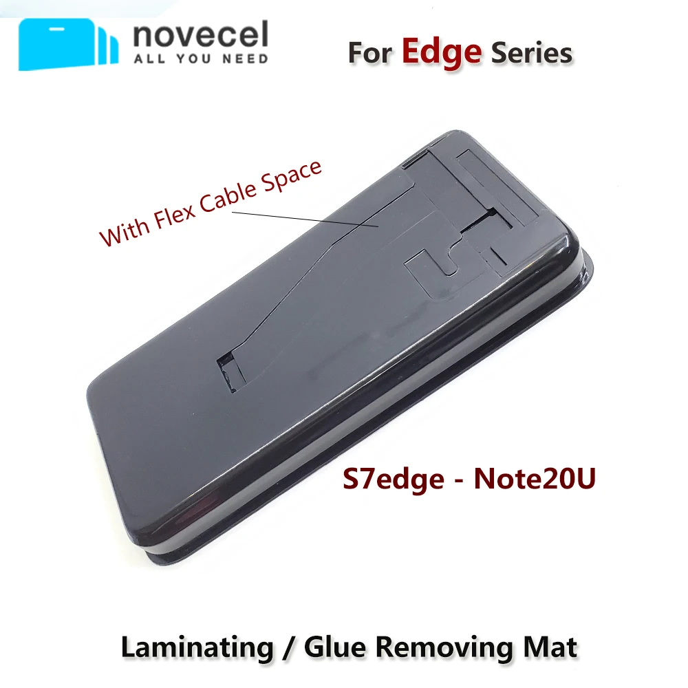 

Novecel Silicone Rubber Pad with Flex Cable Space For Samsung Galaxy S10 S20 Series S8 S9 Plus Note 8 9 Glue Remove and Laminate