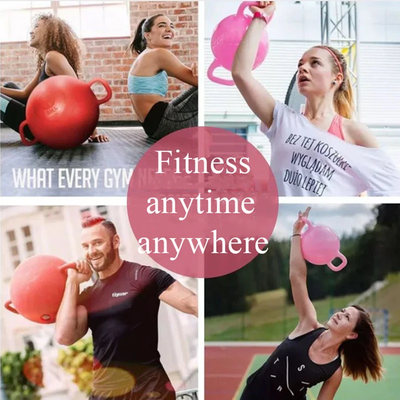 

Yoga Kettlebell Ball Dumbbell Water Kettle Adjustable Yoga Pilates Medicine Ball Workout Home Gym Exercise Fitness Equipment