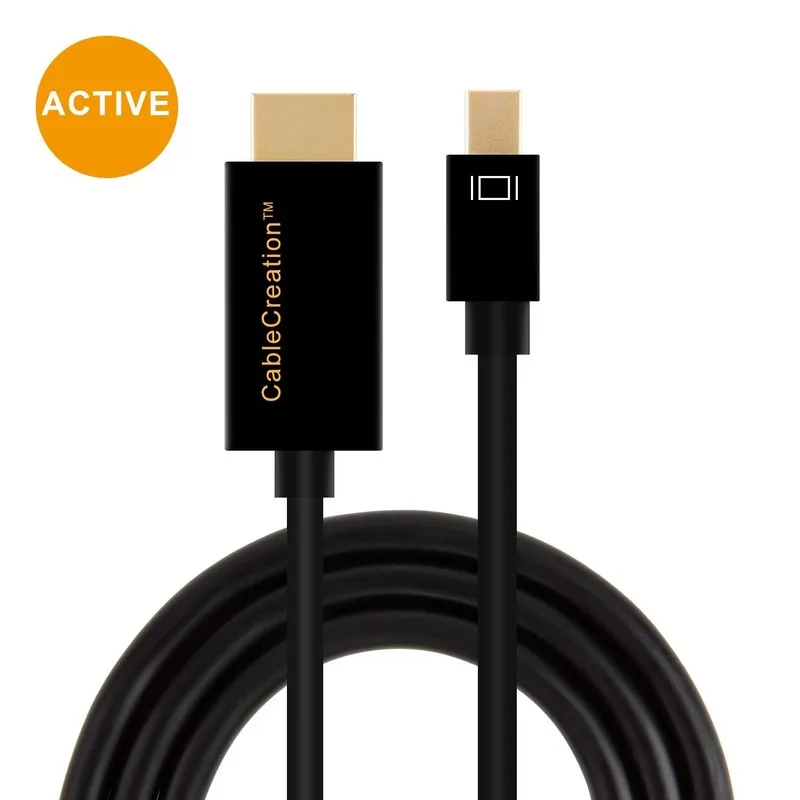 АКТИВНЫЙ Мини DP к HDMI-шнуру 6 футов мини DisplayPort (DP1.2) HDMI 4K x 2K и 3D аудио/видео Eyefinity