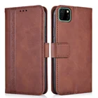 Роскошный кожаный чехол-бумажник с откидной крышкой для Huawei Y5p DRA-LX9 5,45 дюйма, магнитная защитная задняя крышка для телефона
