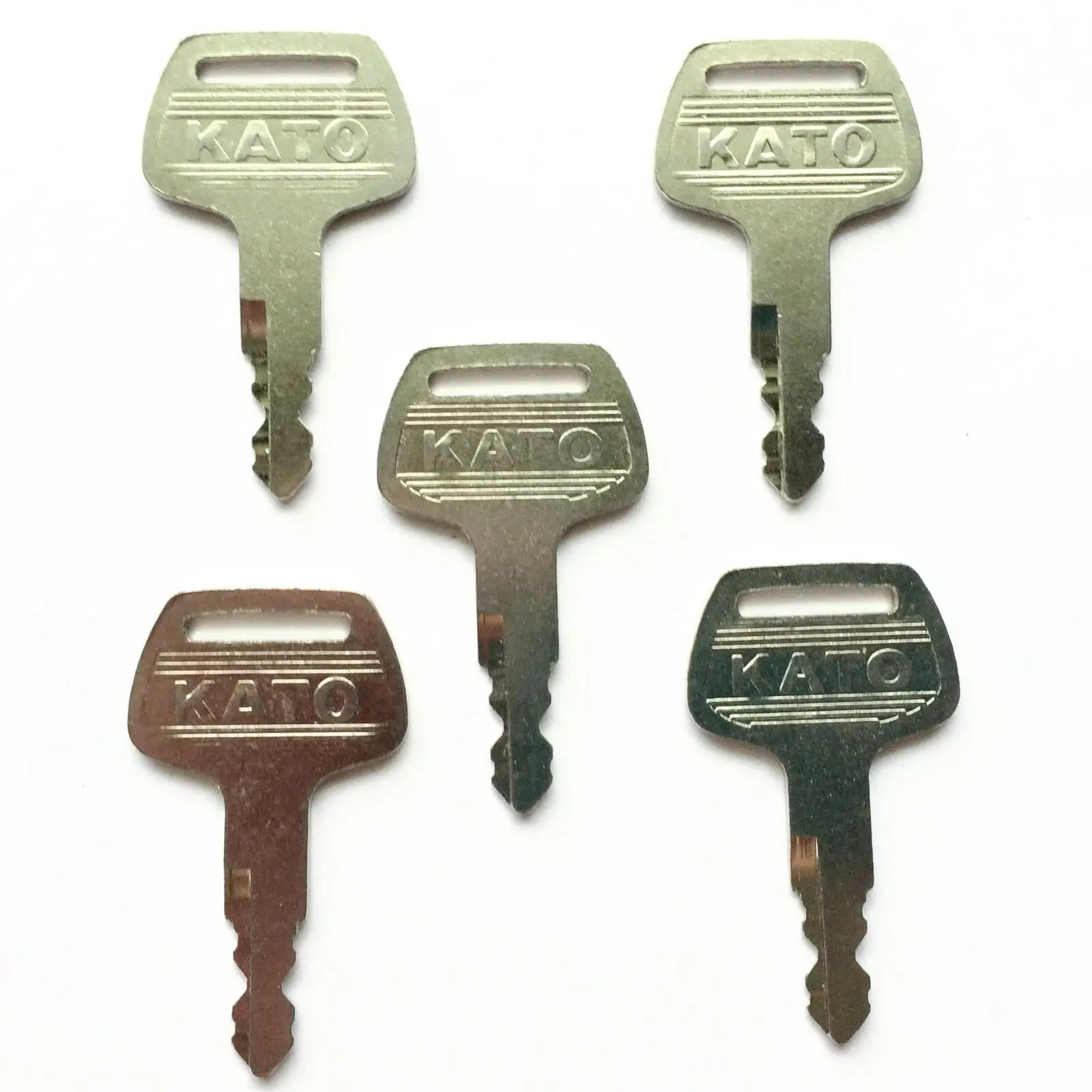 

5pcs Heavy Equipment Key 719-10306001 KV02 For Kato HD Series Excavators