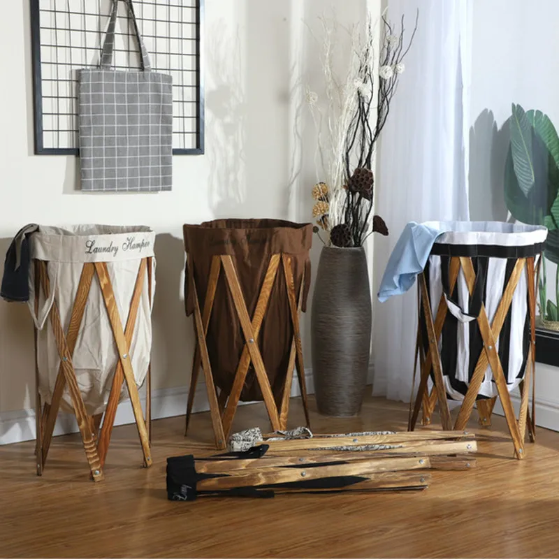 Большая складная корзина для белья креативная многофункциональная