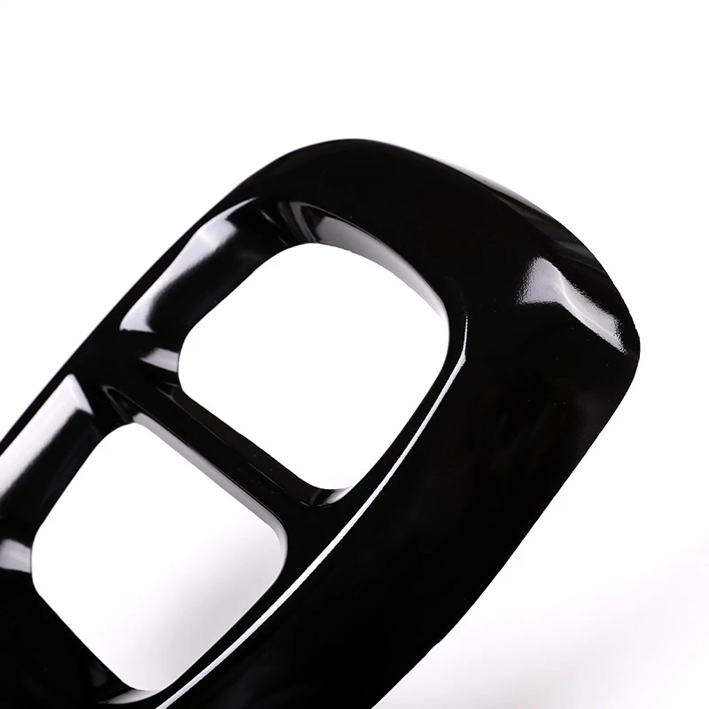 Автомобильный Черный глушитель выхлопной трубы из нержавеющей стали 2 шт.