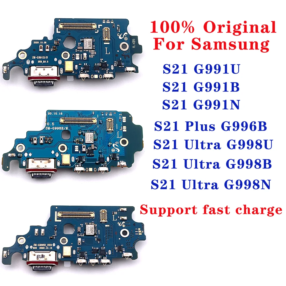 

Placa de carga flexible para Samsung Galaxy S21 Plus Ultra G991U G991B G991N G996B G998B Conector de puerto USB, Cable de cinta