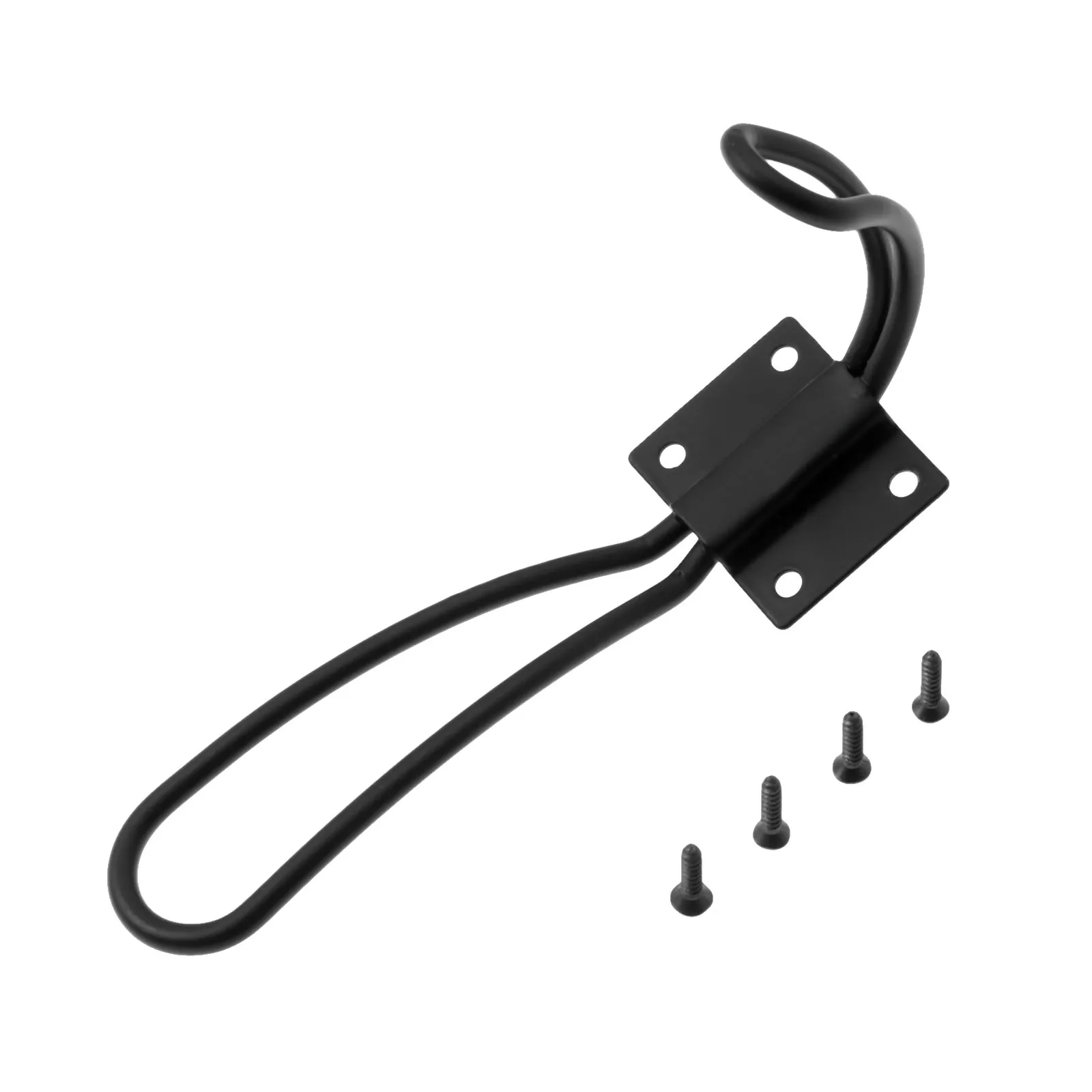 

1 шт. черный крючок + 4 винтов двери и стены крючок для одежды одежда халат вешалка для шляп вешалка офисные туфли барный стул домашний декор ...