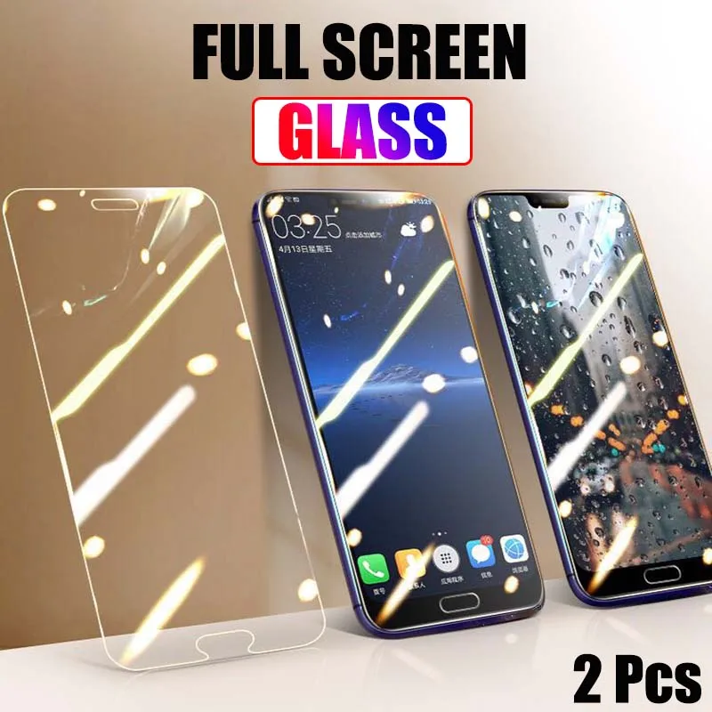 2 шт./лот полноэкранное закаленное стекло для Huawei P20 Pro Lite защита экрана от Blu ray