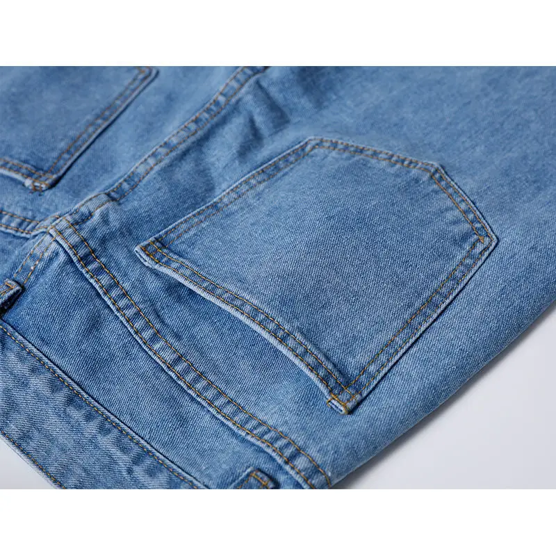 Мужские прямые джинсы зауженные в Корейском стиле 2019 | Мужская одежда