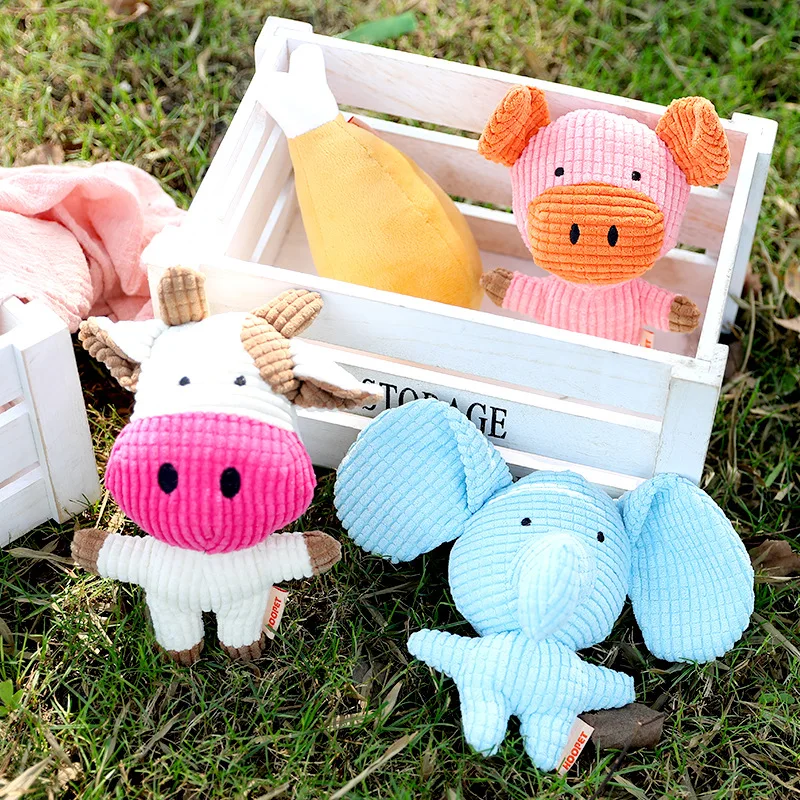 Вельветовые собака игрушки для животных маленьких больших собак плюшевые фигуры