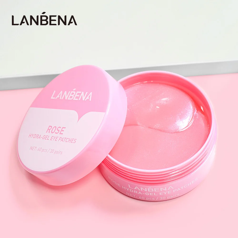 Lanbena розовая увлажняющая гелевая маска для глаз женские коллагеновые патчи