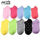 10 пар5 парлот, женские носки по щиколотку, Забавные милые плюшевые Короткие Носки ярких цветов для женщин