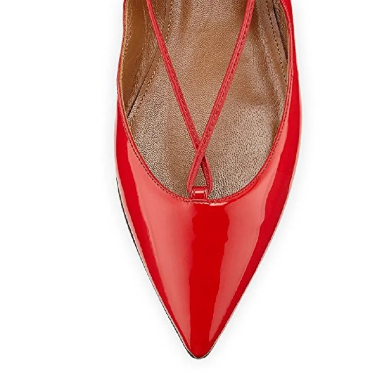 Женские туфли на плоской подошве с острым носком размеры 4 15|Обувь без каблука| |