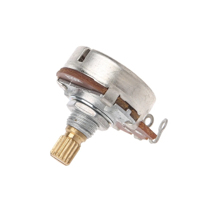 

B250K Potentiometer Splined Pot Electric Guitar Bass Effect Amp Tone Volume Parts