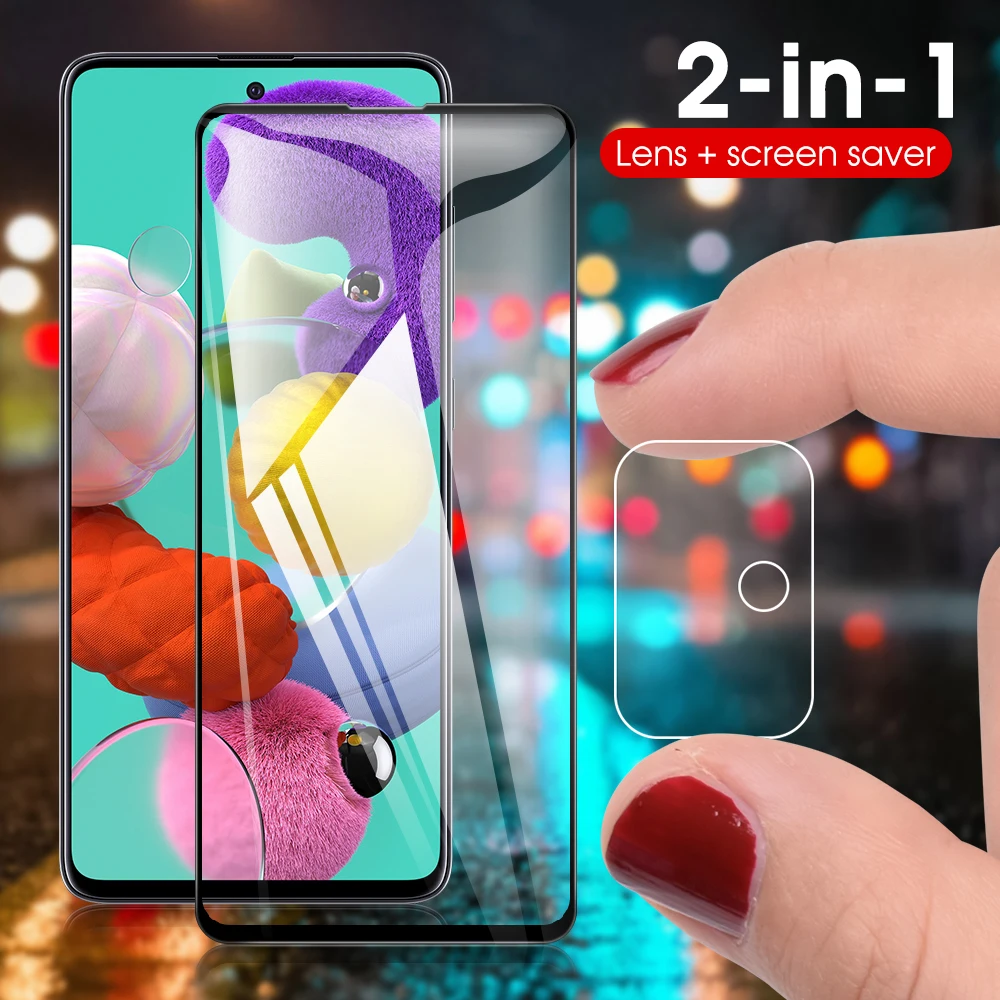 Пленка для фронтальной камеры 2 в 1 с полным покрытием пленка защиты экрана