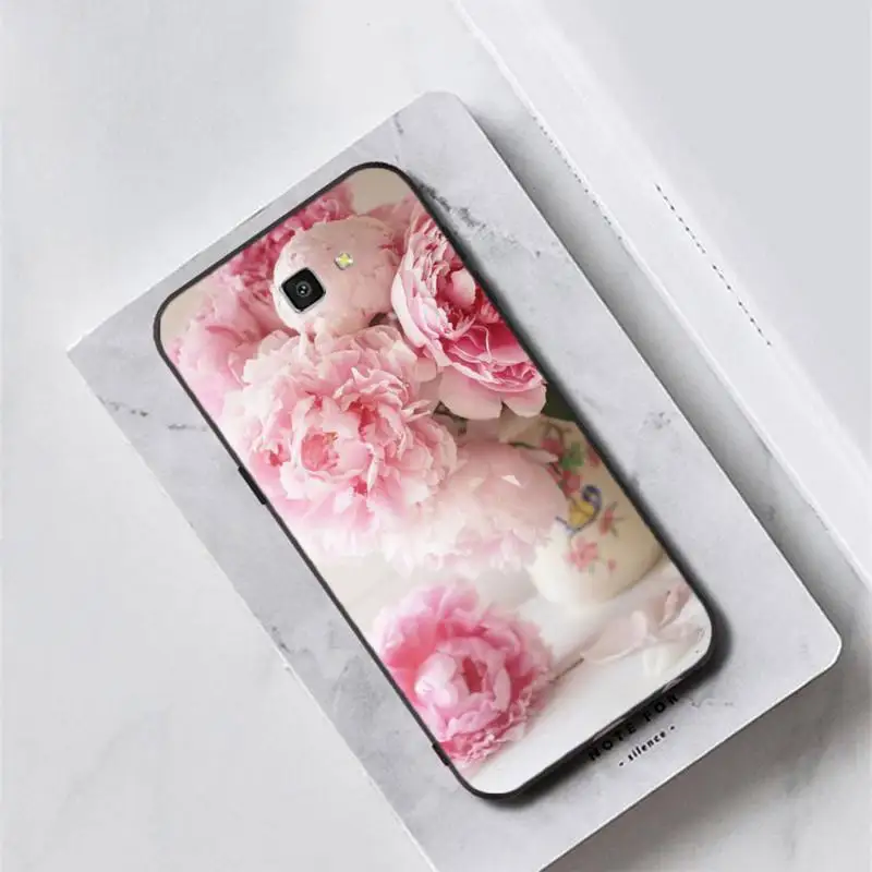 Babaite элегантный розовый фиолетовый пион цветок на вазе чехол для телефона Samsung