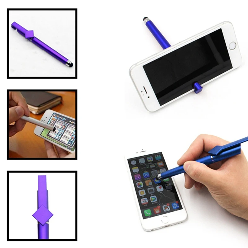 1pcs Multi-function Mobile Phone Stylus + Ball pen cellPhone Stand Holder Gift Advert Custom Picture DIY for Iphone6s 7 8 Xr | Мобильные